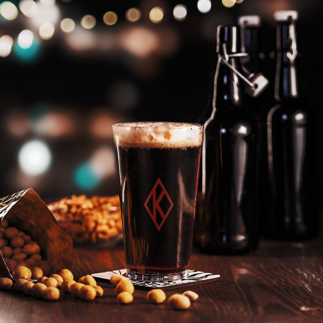 Kappa Diamond - Shaker pint glass