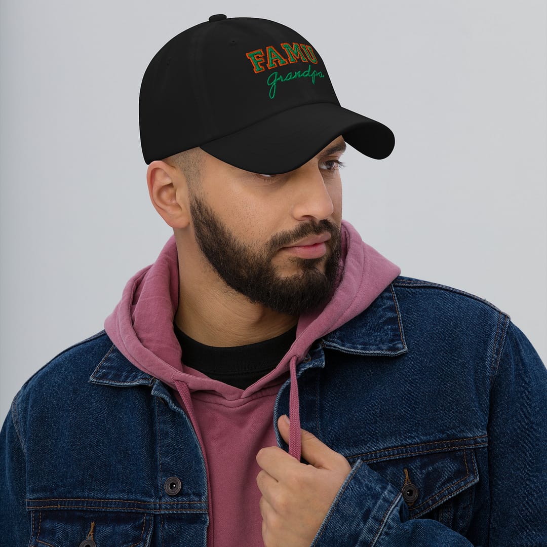 The Bespoke Legacy Cap | Custom Embroidery | FAMU Grandpa - FSU Dad Cap - Image 3