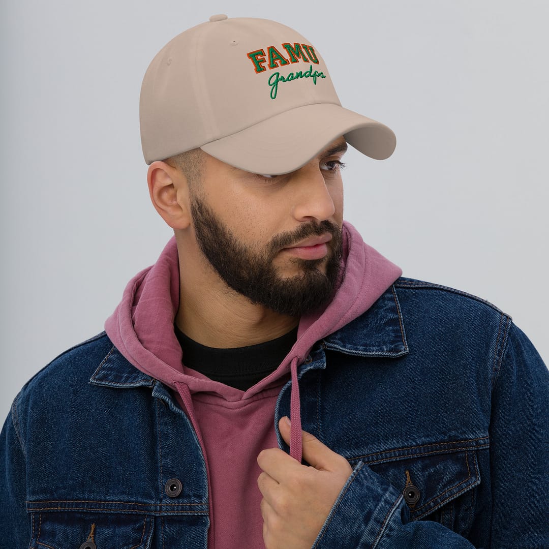 The Bespoke Legacy Cap | Custom Embroidery | FAMU Grandpa - FSU Dad Cap - Image 2