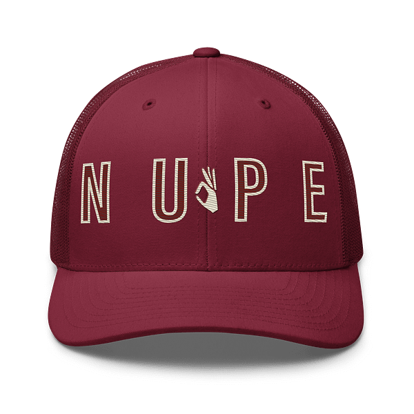 YO NUPE Trucker Cap - Krimson Bold Edge