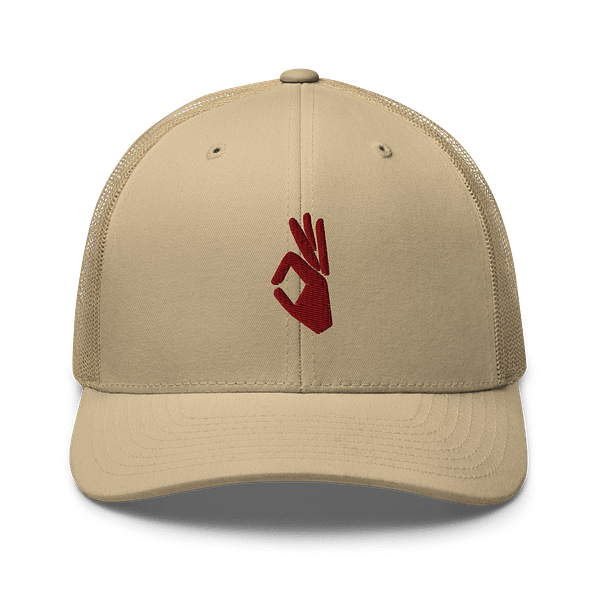 The Yo Khaki Trucker Cap